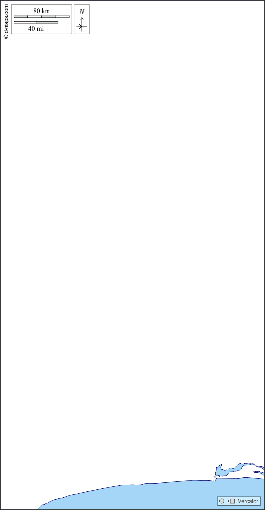 Benín : d-maps.com: mapa gratuito, mapa mudo gratuito, mapa en blanco gratuito, plantilla de mapa : costas