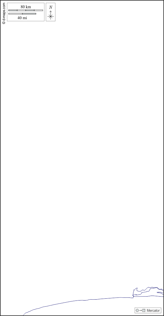 Benín : d-maps.com: mapa gratuito, mapa mudo gratuito, mapa en blanco gratuito, plantilla de mapa : costas, blanco