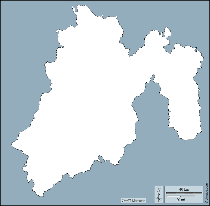 Mexico : d-maps.com: mappa gratuita, mappa muta gratuita, cartina muta gratuita : contorni