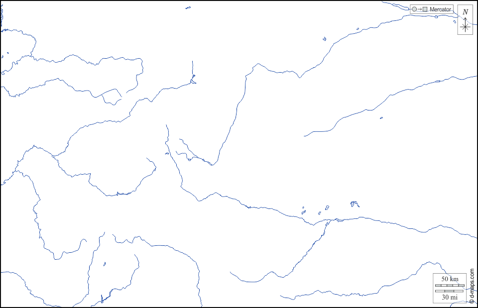 Colorado : d-maps.com: mappa gratuita, mappa muta gratuita, cartina muta gratuita : idrografia, bianco