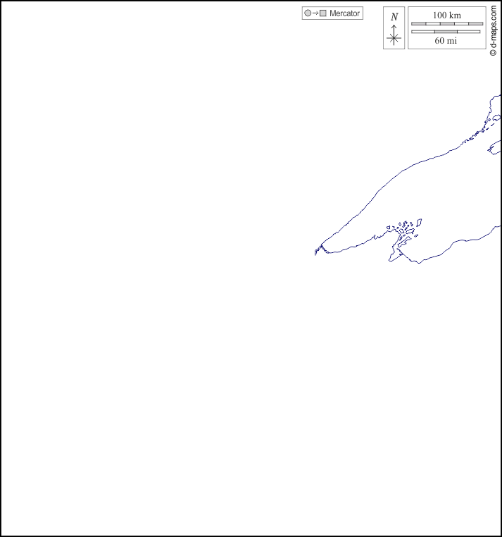 Minnesota : d-maps.com: mappa gratuita, mappa muta gratuita, cartina muta gratuita : litorali, bianco