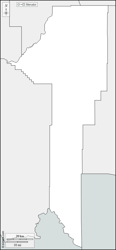 Contea di Gallatin : d-maps.com: mappa gratuita, mappa muta gratuita, cartina muta gratuita : frontiere