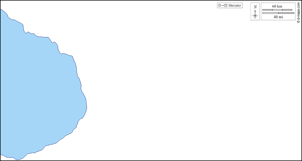 Georgien : d-maps.com: Kostenlose Karten, kostenlose stumme Karte, kostenlose unausgefüllt Landkarte, kostenlose hochauflösende Umrisskarte : Küsten