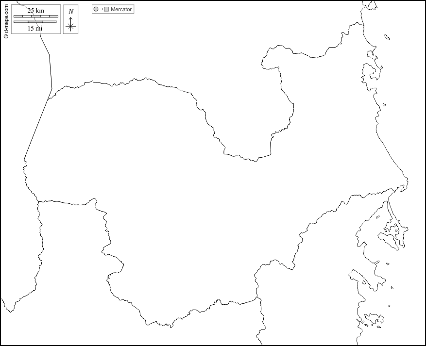 Provinz Dak Lak : d-maps.com: Kostenlose Karten, kostenlose stumme Karte, kostenlose unausgefüllt Landkarte, kostenlose hochauflösende Umrisskarte : Grenzen, weiß