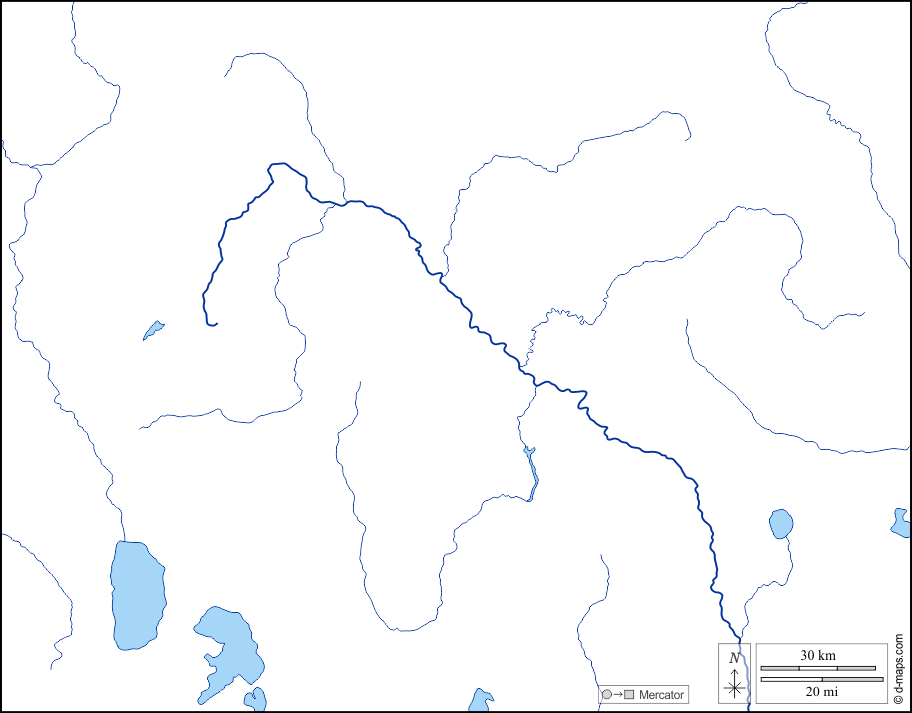 Macedonia del Nord : d-maps.com: mappa gratuita, mappa muta gratuita, cartina muta gratuita : litorali, idrografia