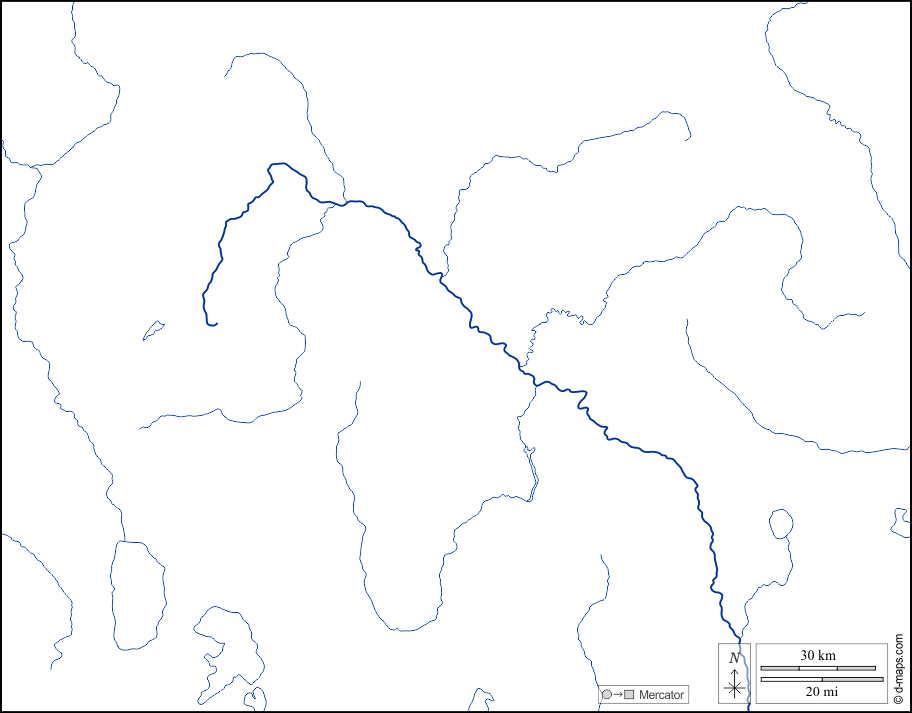 Macedonia del Nord : d-maps.com: mappa gratuita, mappa muta gratuita, cartina muta gratuita : litorali, idrografia, bianco